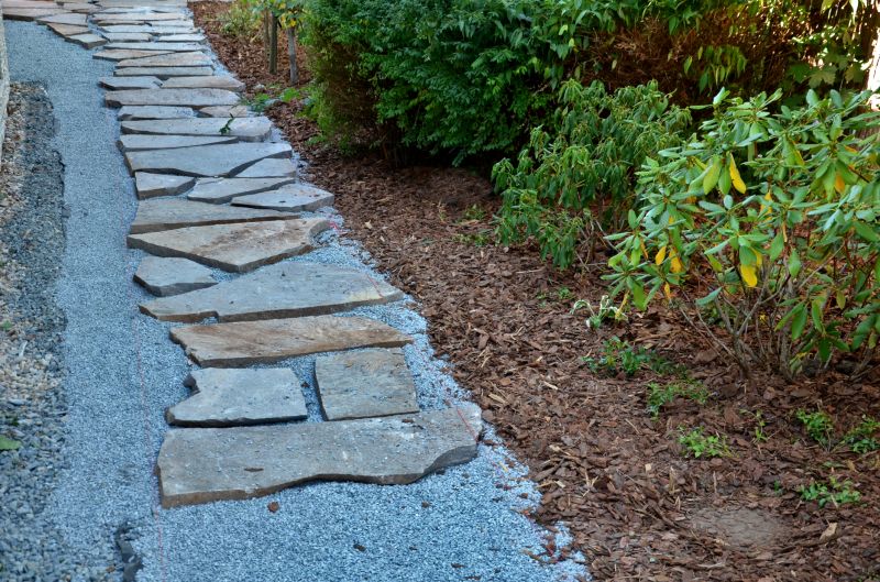 Natural Stone Paver Path